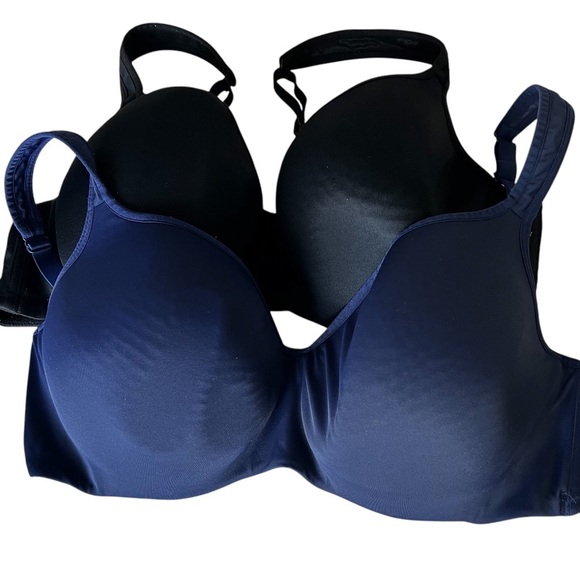 Cacique Bundle of 2 Bras Navy and Black size 44C - Picture 5 of 6